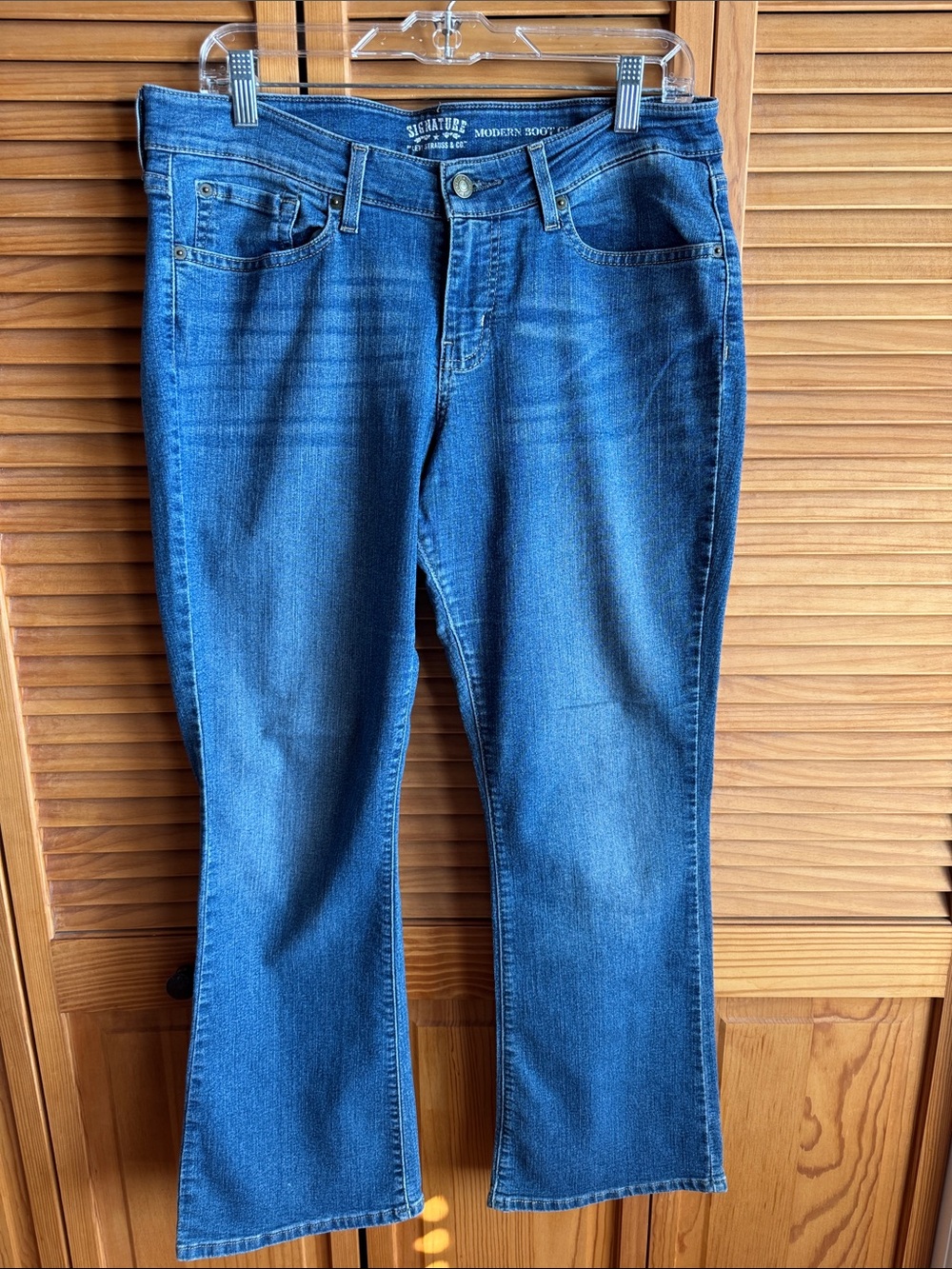LEVI STRAUSS Signature Women's Modern Bootcut Jeans - Size 12